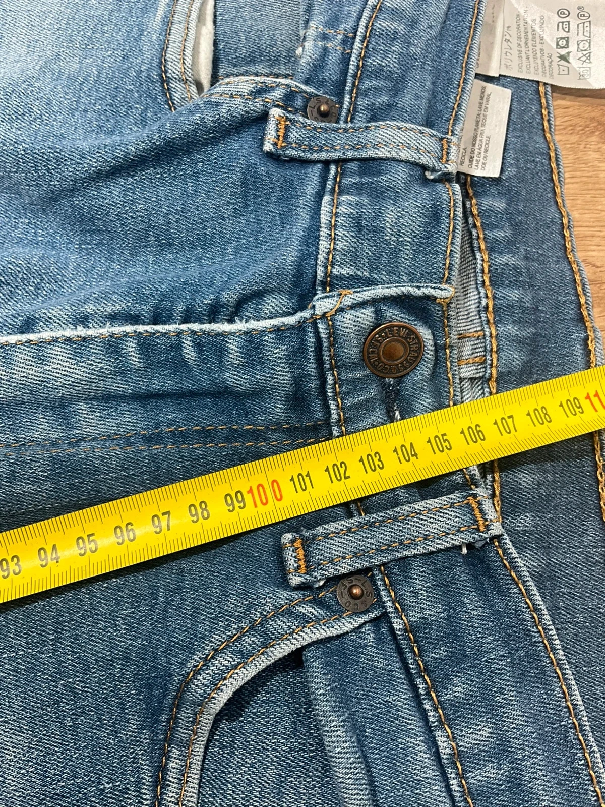 Jean Levi's Straight W34 L34 Vintage Bleu Délavé – photo 15